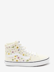 Vans Womens White Filmore Hi Trainers - Image 1 of 4