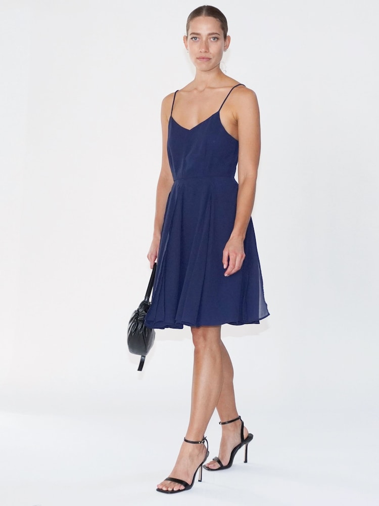 Blau - Religion Jewell Maxikleid mit Spaghettiträgern - Bild 6 von 6 Blau - Religion Jewell Maxikleid mit Spaghettiträgern - Bild 6 von 6