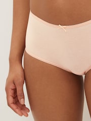 Nude Midi Cotton Rich Knickers 4 Pack - Image 4 of 5