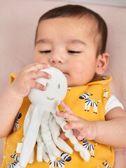 JoJo Maman Bébé White Baby Octopus Soft Toy - Image 2 of 3