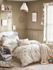 Peter Rabbit™ Natural Classic Watercolour 100% Cotton Duvet Cover and Pillowcase Set - Image 1 of 7