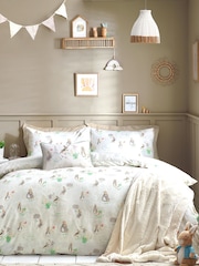 Peter Rabbit™ Natural Classic Watercolour 100% Cotton Duvet Cover and Pillowcase Set - Image 6 of 7