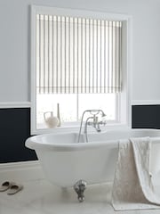 Laura Ashley Blue Candy Stripe Made To Measure Roman Blinds - Image 5 of 6