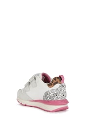 Geox Junior Girls Fastics White Trainers - Image 4 of 6
