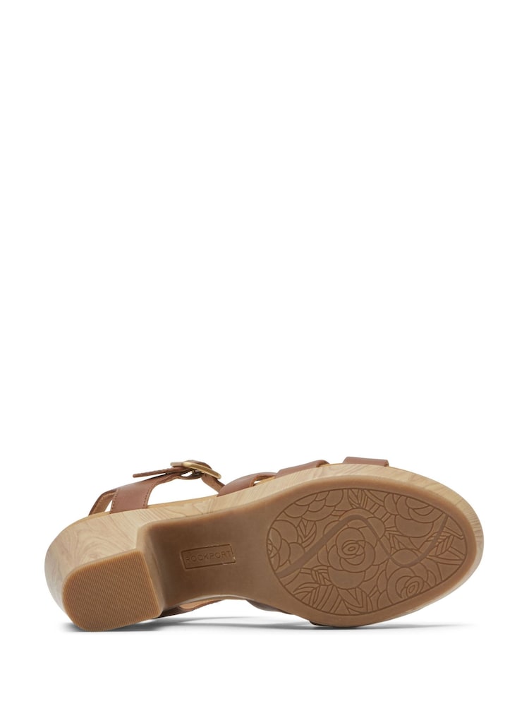 Rockport Vivianne Woven Brown Sandals - Image 5 of 5