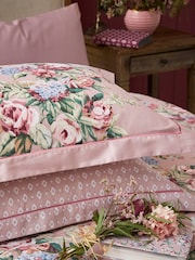 Laura Ashley Mulberry Purple Pembrey 100% Cotton Duvet Cover And Pillowcase Set - Image 3 of 6