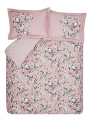 Laura Ashley Mulberry Purple Pembrey 100% Cotton Duvet Cover And Pillowcase Set - Image 4 of 6