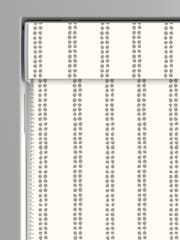 Laura Ashley Grey Candy Stripe Made To Measure Roman Blinds - Image 3 of 6