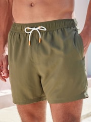 Khaki Green Swim Shorts - Image 3 of 5