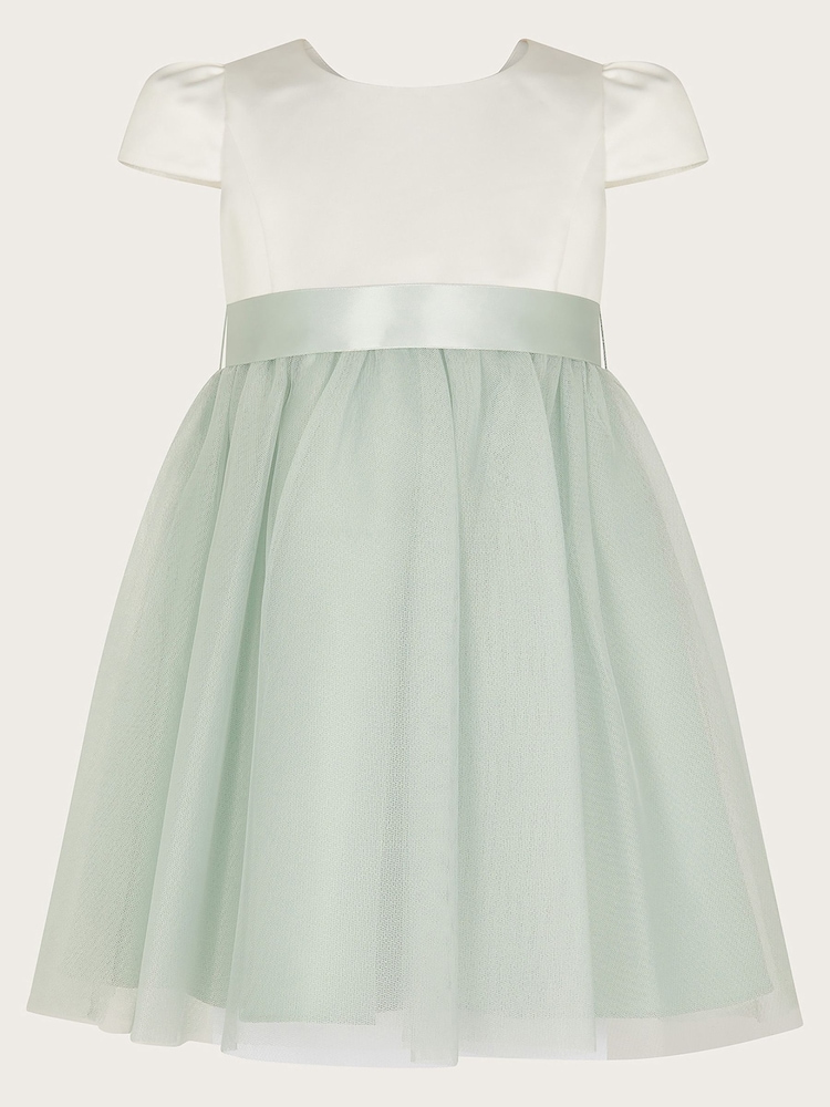 Monsoon Green Tulle Baby Bridesmaid Dress - Image 1 of 3 Monsoon Green Tulle Baby Bridesmaid Dress - Image 1 of 3