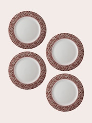Laura Ashley Set of 4 Green Stockbridge Green Plates 26cm - Image 3 of 3