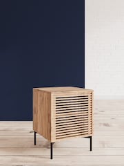 Swoon Natural Weaving Bedside Table - Image 1 of 6
