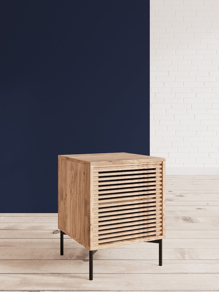 Swoon Natural Weaving Bedside Table - Image 1 of 6