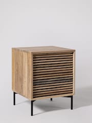 Swoon Natural Weaving Bedside Table - Image 3 of 6