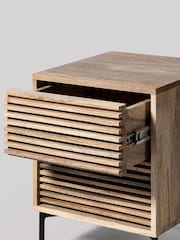 Swoon Natural Weaving Bedside Table - Image 4 of 6