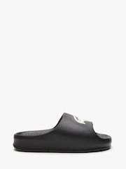 Lacoste Serve 2 Black Sliders - Image 2 of 5