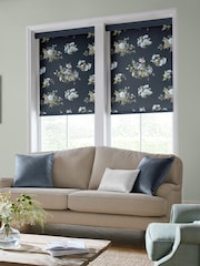 Laura Ashley Blue Rosemore Made To Measure Roller Blind - Image 2 of 6