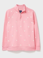 Crew Clothing Company Blue Stripe Cotton Casual Sweatshirt - Image 5 of 5