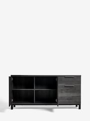 Black Bronx Oak Effect Large Sideboard - Image 7 of 12