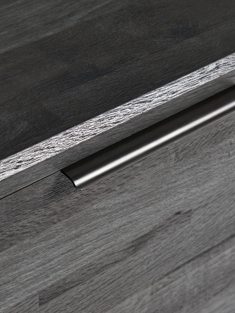 Black Bronx Oak Effect Large Sideboard - Image 10 of 10