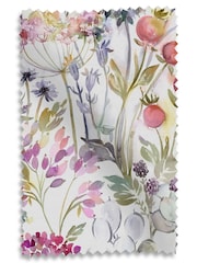Voyage Lotus Purple Blackout Country Hedgerow Made to Measure Roller Blind - Image 3 of 6