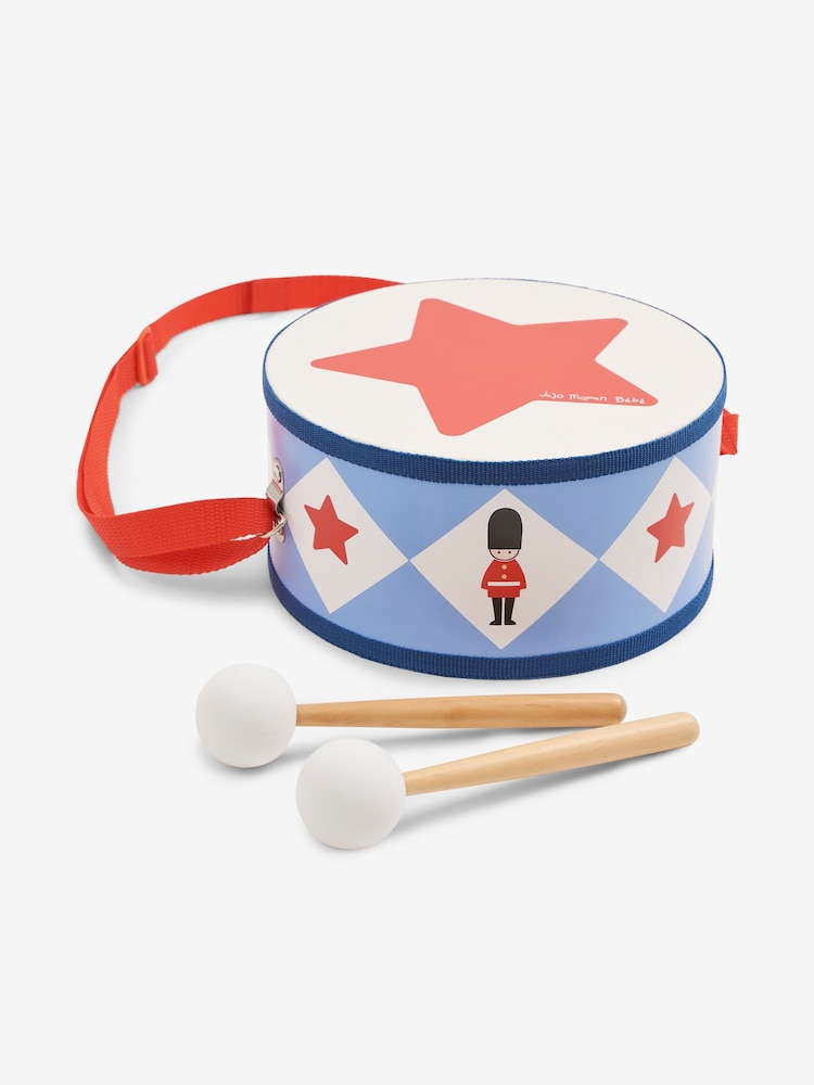 JoJo Maman Bébé Wooden Toy Drum - Image 1 of 3