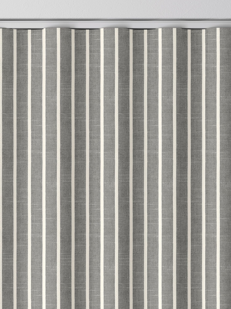 Black Franklin Made To Measure 100% Cotton Curtains - Image 8 of 9