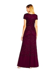 Adrianna Papell Blouson Beaded Dress - Image 3 of 4