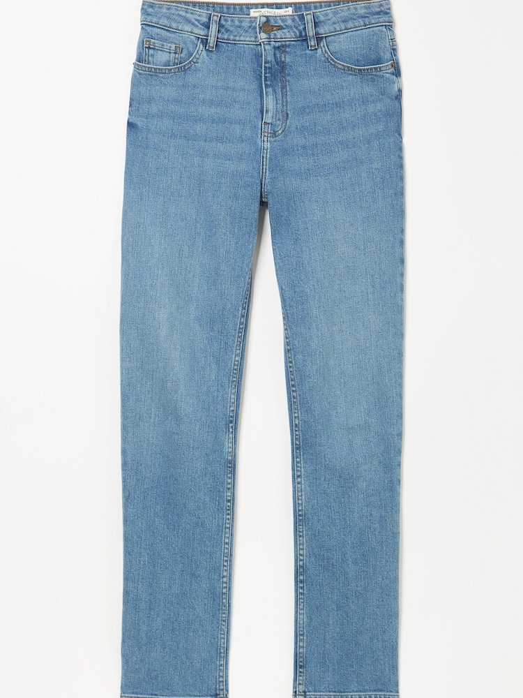 FatFace Blue Mom Jeans - Image 4 of 4