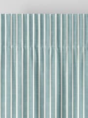 Teal Blue Franklin Made To Measure 100% Cotton Curtains - Image 6 of 9