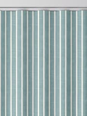 Teal Blue Franklin Made To Measure 100% Cotton Curtains - Image 8 of 9
