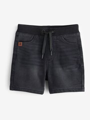 Schwarz - Jersey Denim Shorts (3mths-7yrs) - Bild 1 von 2