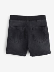 Schwarz - Jersey Denim Shorts (3mths-7yrs) - Bild 2 von 2