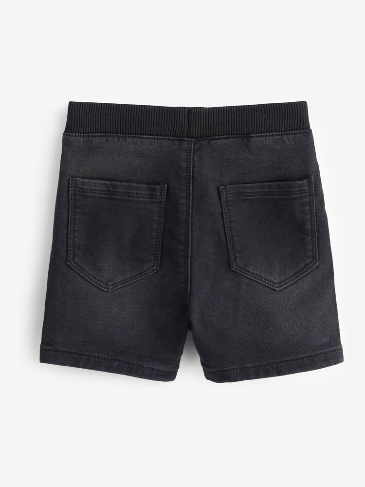 Schwarz - Jersey Denim Shorts (3mths-7yrs) - Bild 2 von 2