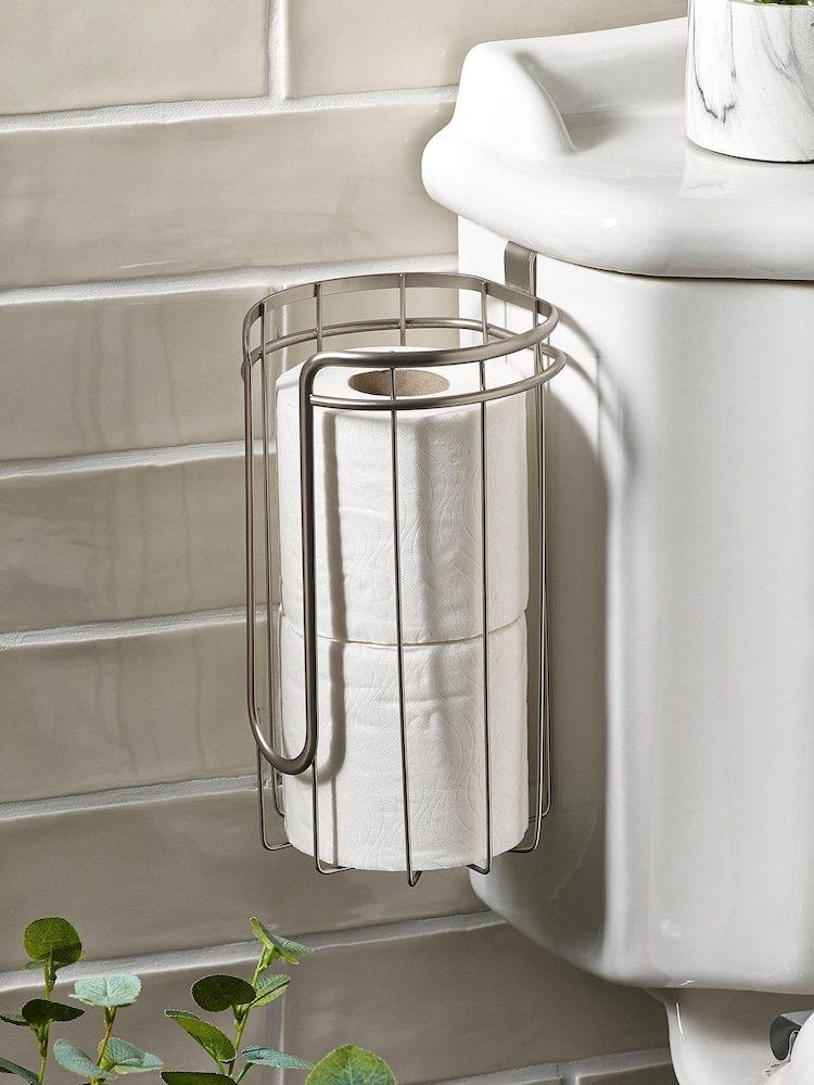Chrome Over Cistern Toilet Roll Holder - Image 1 of 3