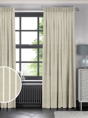Natural Franklin Made To Measure 100% Cotton Curtains - Image 1 of 9