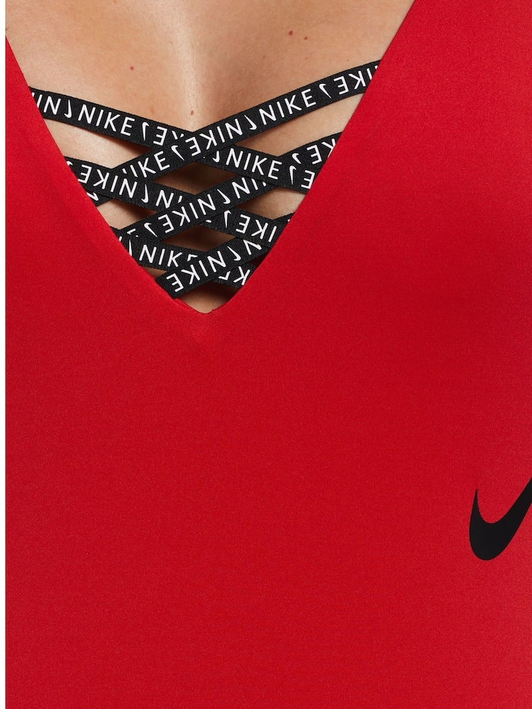 Nike Red Sneakerkini U Back Swimsuit - Image 4 of 4