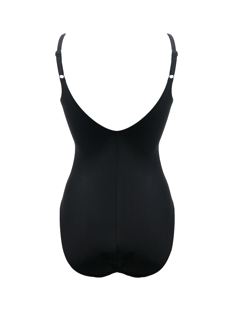Pour Moi Black St Lucia Scoop Neck Swimsuit - Image 5 of 5 Pour Moi Black St Lucia Scoop Neck Swimsuit - Image 5 of 5