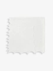 JoJo Maman Bébé White Traditional Newborn Shawl - Image 2 of 5