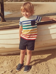 Navy Blue Chino Shorts (3mths-7yrs) - Image 3 of 3
