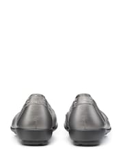 Hotter Silver Wide Fit Robyn II Slip-On Leather Shoes - Image 4 of 4