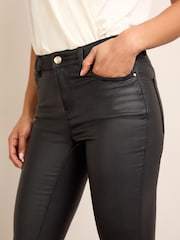 Black Coated Skinny Jeans - Image 5 of 7