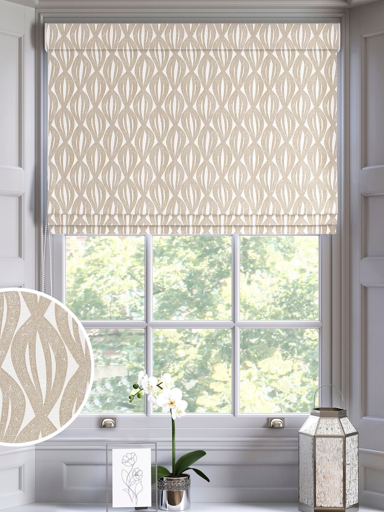 Natural Ellingwood Made To Measure Roman Blinds - Image 1 of 6