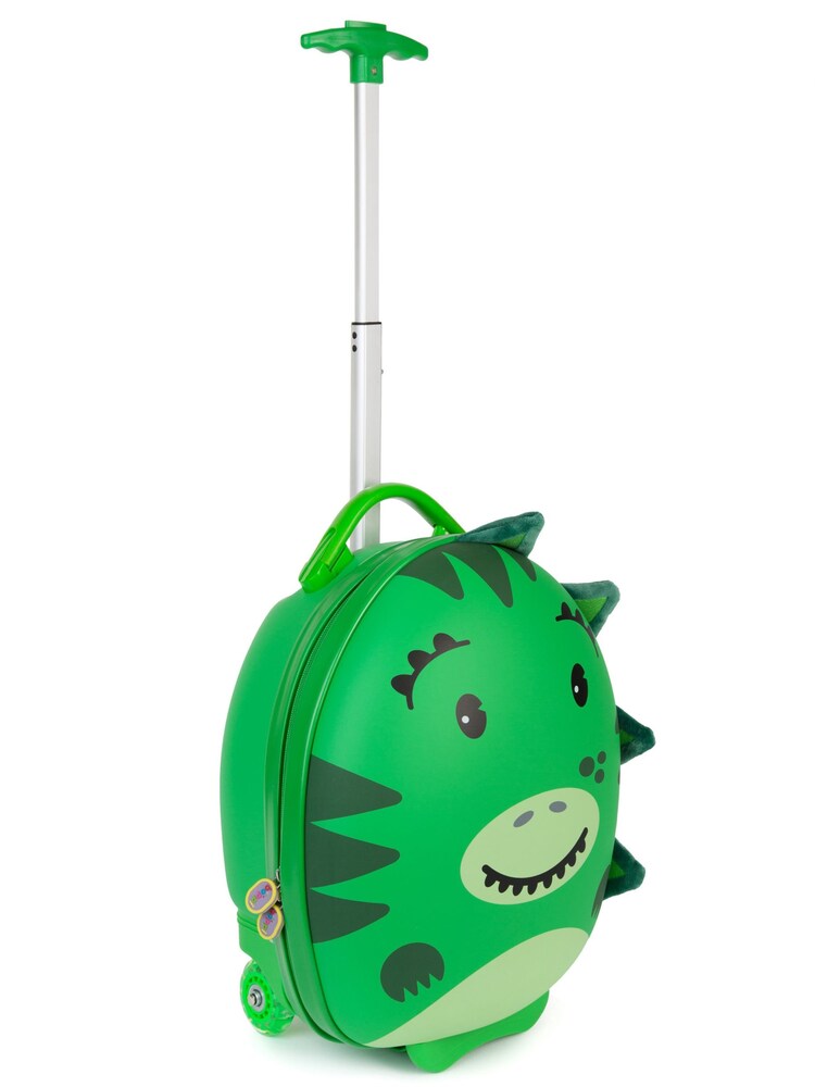 boppi Tiny Trekker Green Dinosaur Carry On Lightweight Suitcase - Image 2 of 4