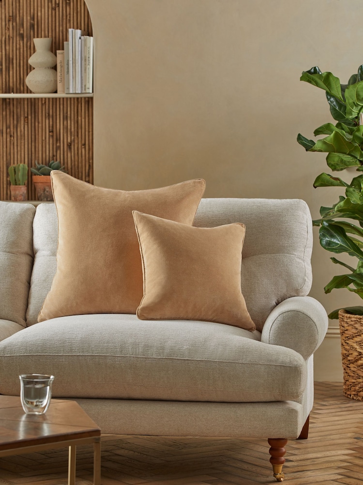 Gold 59 x 59cm Soft Velour Cushion - Image 2 of 5
