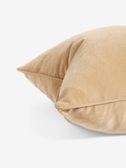 Gold 59 x 59cm Soft Velour Cushion - Image 3 of 5