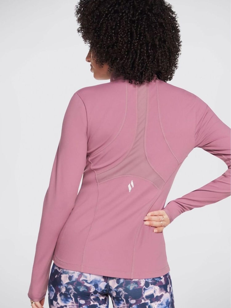 Skechers Pink Go Walk Mesh Jacket - Image 2 of 5