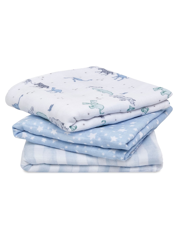 aden + anais Rising Star 100% Cotton Muslin Squares 3 Pack - Image 2 of 4 aden + anais Rising Star 100% Cotton Muslin Squares 3 Pack - Image 2 of 4