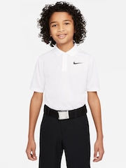 Nike White Golf Polo Shirt - Image 1 of 5