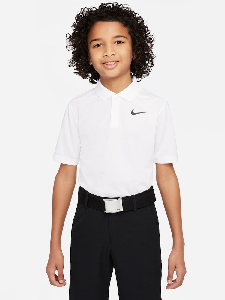 Nike White Golf Polo Shirt - Image 1 of 5